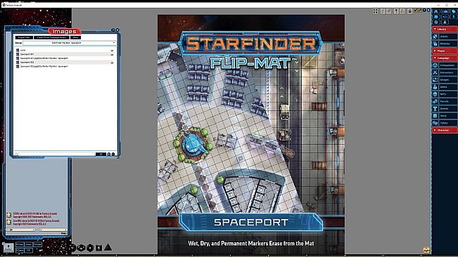 Fantasy Grounds - Starfinder RPG - Flipmat Spaceport