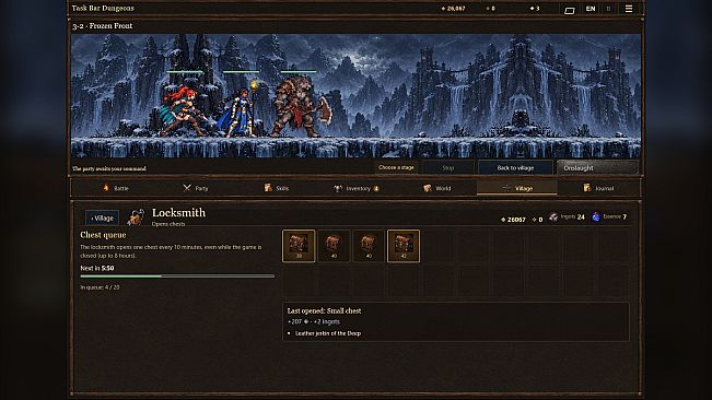 Task Bar Dungeons