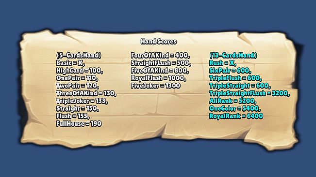 13 Playing Cards Of Demon