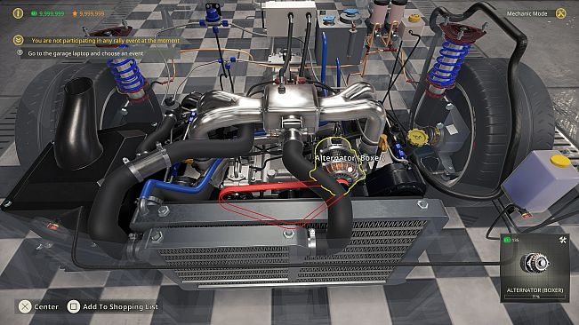 Rally Car Mechanic Simulator
