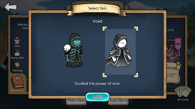 3 Minute Heroes - Void (Warlock Skin)