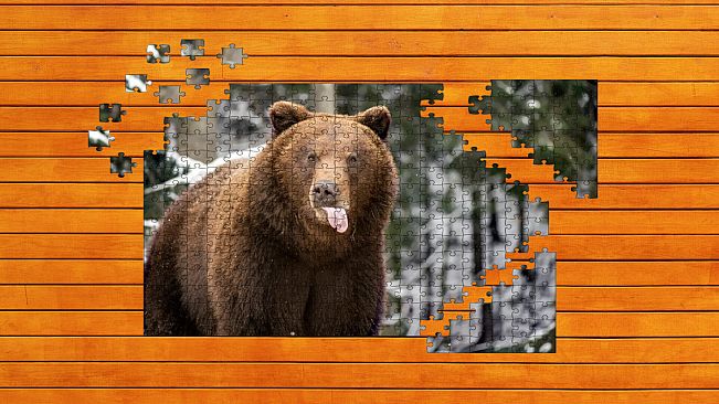 Bear vs. Wolf Jigsaw Puzzle