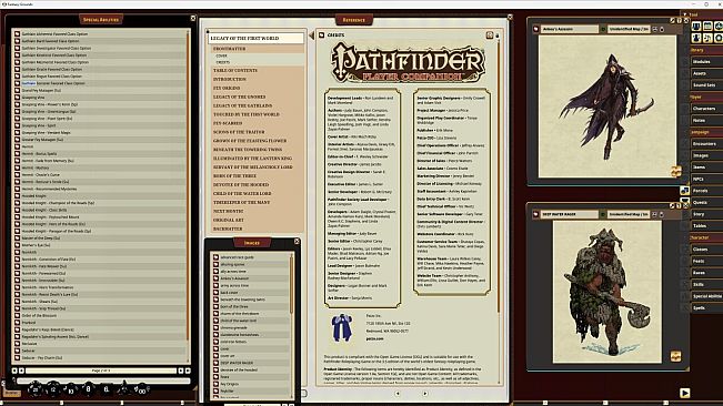 Fantasy Grounds - Pathfinder RPG - Pathfinder Companion: Legacy of the First World