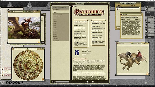 Fantasy Grounds - Pathfinder RPG - Campaign Setting: Mythical Monsters Revisited
