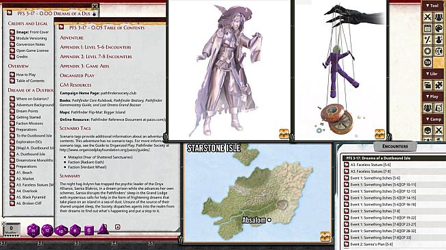 Fantasy Grounds - Pathfinder 2 RPG - Pathfinder Society Scenario #3-17: Dreams of a Dustbound Isle