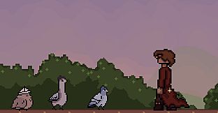 Three Pigeons in a Trench Coat
