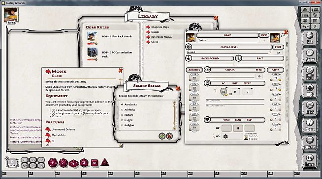 Fantasy Grounds - D&D Monk Class Pack
