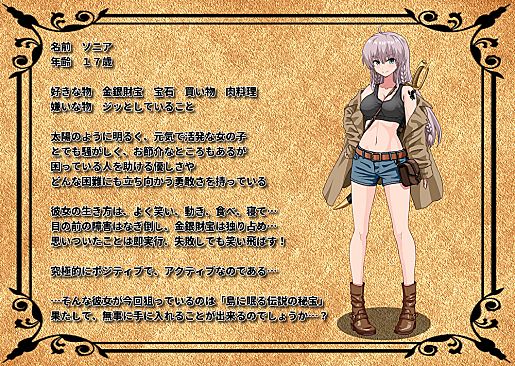 ソニアの大冒険 -3つの秘宝の隠されたナゾ！-