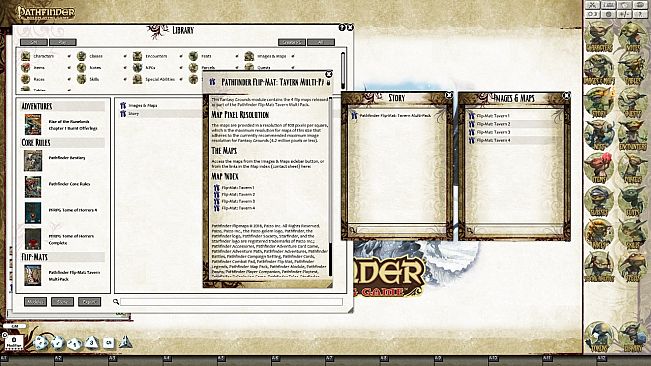 Fantasy Grounds - Pathfinder Flip-Mat: Tavern Multi-Pack (Map Pack)