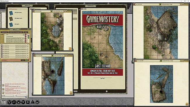 Fantasy Grounds - Pathfinder RPG - GameMastery Map Pack: Lost Island