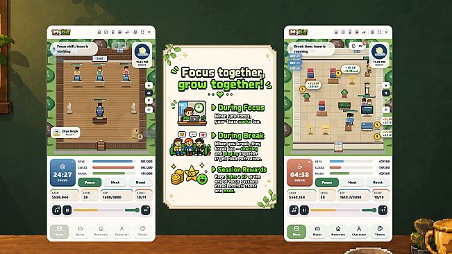 MyBiz: Pomodoro Desk Tycoon