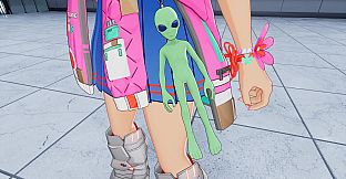 FULL METAL SCHOOLGIRL - Accessory: "Green Grey Alien"