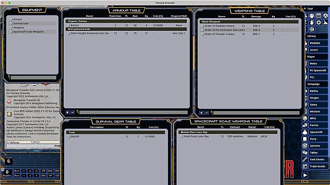 Fantasy Grounds - The Spinward Extents