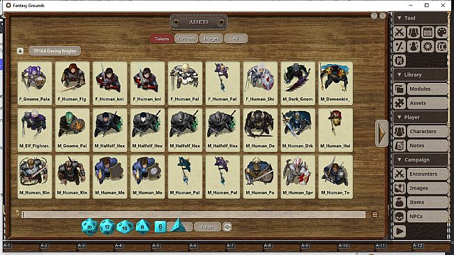 Fantasy Grounds - Devin Night Token Pack 164: Daring Knights