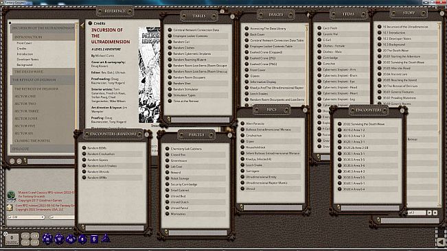 Fantasy Grounds - Mutant Crawl Classics #3: Incursion of the Ultradimension