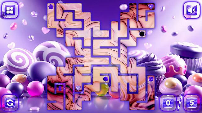 Sweetie Candy Maze: Violet Plum