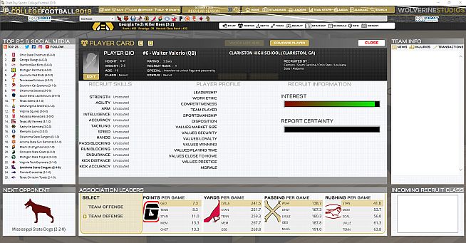 Draft Day Sports: College Football 2018