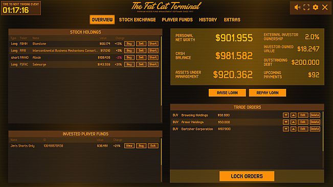 Hedge Fund Manager Simulator MMO