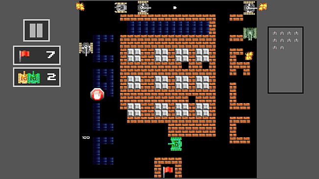 Tank Shoot 2D - Battle to save City Flag