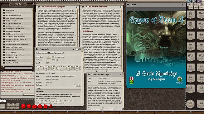 Fantasy Grounds - Quests of Doom 4: A little knowledge (5E)