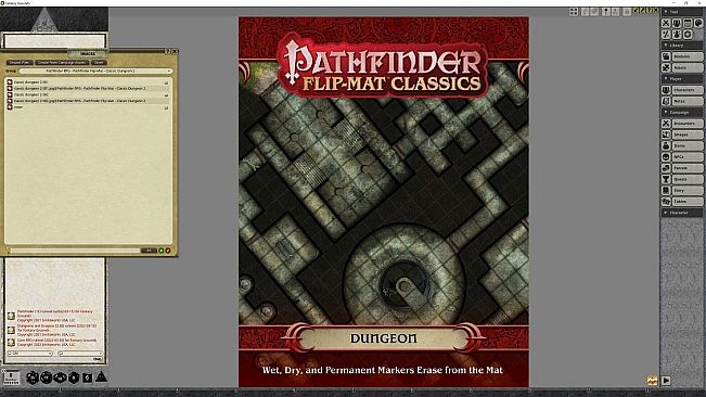 Fantasy Grounds - Pathfinder RPG - Pathfinder Flip-Mat - Classic Dungeon 2