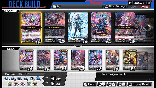 Cardfight!! Vanguard DD: Additional Deck [D-TD02]: Michiru Hazama -Demonic Jewel Dragon of the Four Flames-