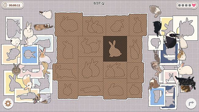 Bunnies Huddled Together