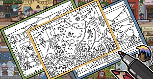 FIND ALL: Christmas 2025  - Coloring Book