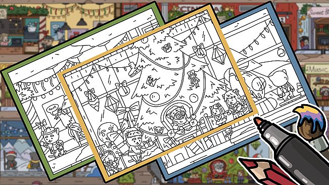 FIND ALL: Christmas 2025  - Coloring Book