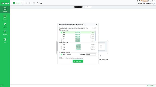 iTube HD Video Downloader - Download videos from 10000+ sites, 3X Faster Download Speed, Download Entire Playlist, Record Online Video.