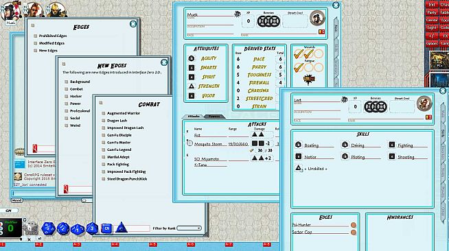Fantasy Grounds - Interface Zero 2.0 for Savage Worlds
