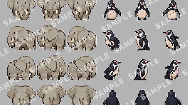 RPG Maker MZ - SERIALGAMES LivingGoodCity Tileset - Small Zoo Set