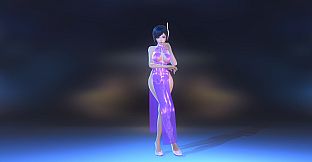 Angel Legion-DLC High-Slit Cheongsam (Purple)