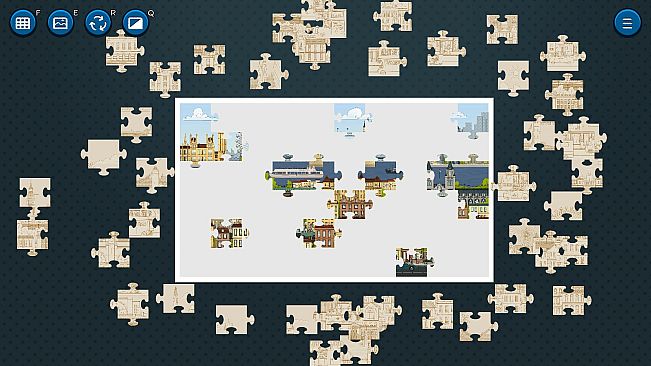 Hidden Cats in Jigsaw Puzzle - London