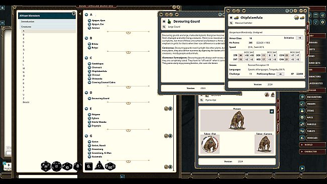 Fantasy Grounds - Legendary Bestiaries - African Monsters