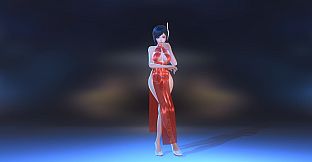 Angel Legion-DLC High-Slit Cheongsam (Red)