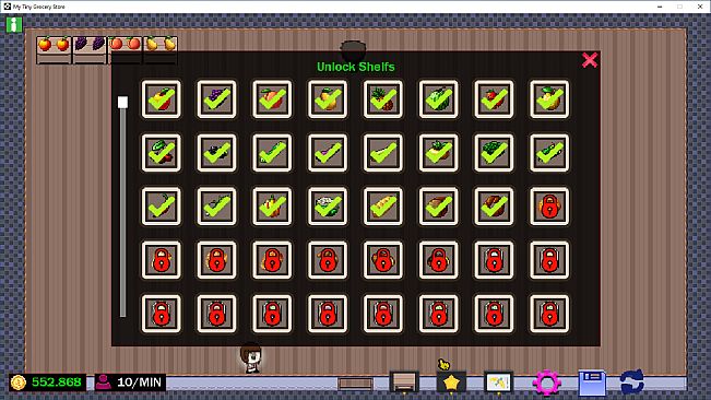 My Tiny Grocery Store - Desktop Idle Supermarket Game