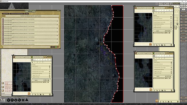 Fantasy Grounds - Pathfinder RPG - GameMastery Map Pack: Cave Chambers