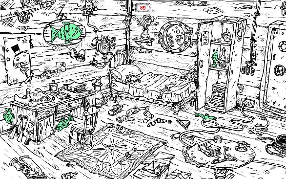 100 hidden Cthulhu fish