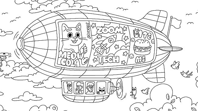 100 Cats Lost In World Find & Color