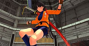 OneeChanbara ORIGIN - Exclusive Saki Costume: Tsubaki-Style Mortal Combat Gi Dragon Orange