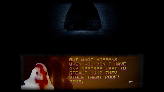 what did the chicken see