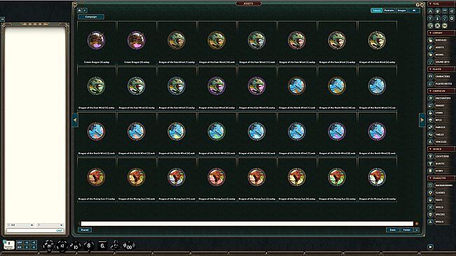 Fantasy Grounds - Portal Packs - Token Essentials: Dragons of the East