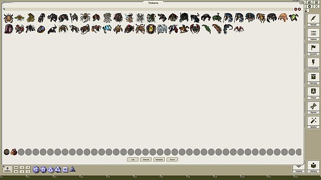 Fantasy Grounds - Tome of Beasts Pack 2: Clockworks - Dinosaurs (Token Pack)