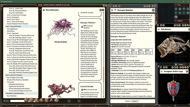 Fantasy Grounds - Sebastian Crowe's Horror of Ash Bay