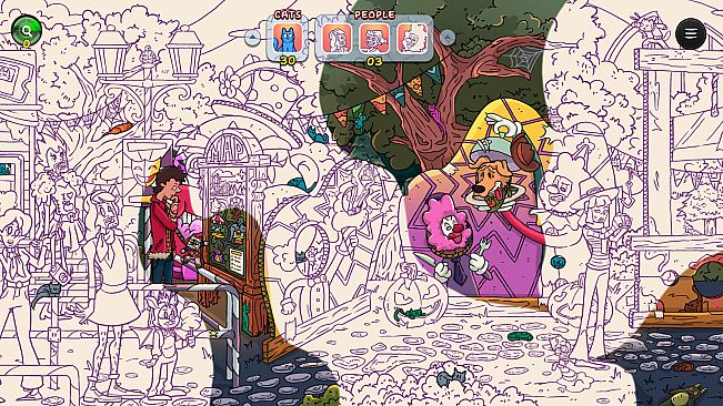 Hidden Cats in Spooky Carnival