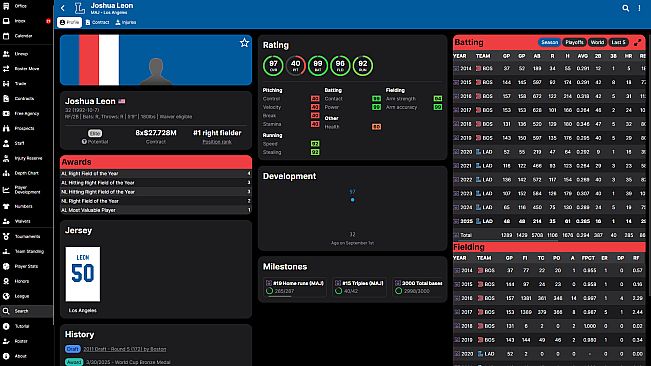 Baseball Legacy Manager 25