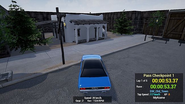 Maze Workout - Western Lost Solo Car Racer