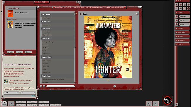 Fantasy Grounds - Hunter: The Reckoning - Alma Maters