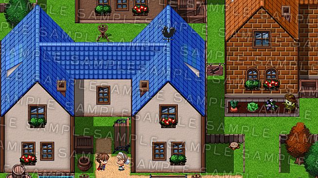 RPG Maker MV - Krachware Fantasy Town Exterior Tileset